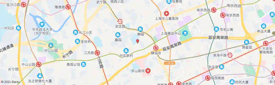 上海愚园路乌鲁木齐北路_公交站地图_上海公交_妙搜公交查询2025
