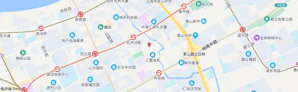 上海羽山路南洋泾路_公交站地图_上海公交_妙搜公交查询2025