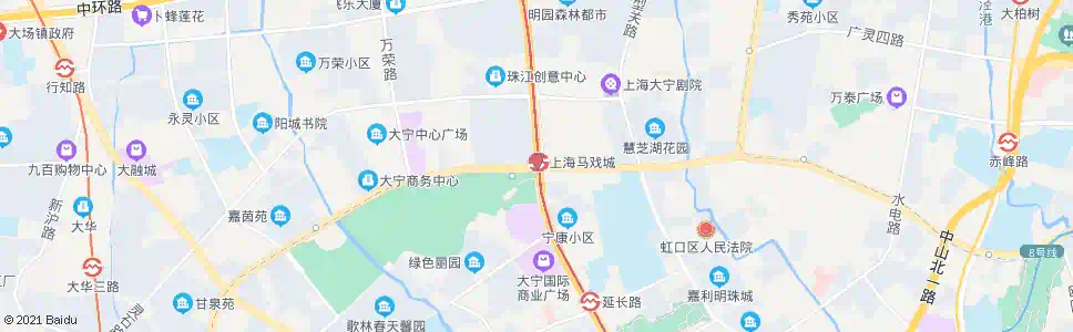 上海共和新路广中路_公交站地图_上海公交_妙搜公交查询2025