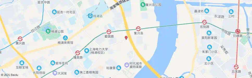 上海军工路平凉路_公交站地图_上海公交_妙搜公交查询2025