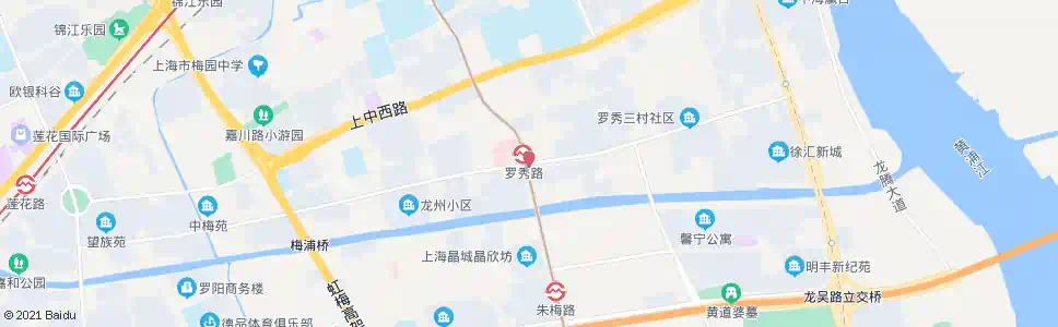 上海罗秀路老沪闵路_公交站地图_上海公交_妙搜公交查询2025