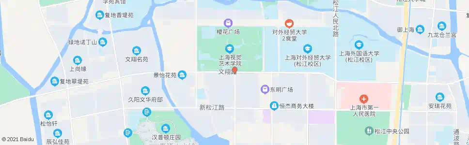 上海文翔路湖滨路_公交站地图_上海公交_妙搜公交查询2025