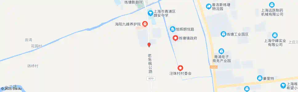 上海章练塘路老朱枫公路(卫生院)_公交站地图_上海公交_妙搜公交查询2025