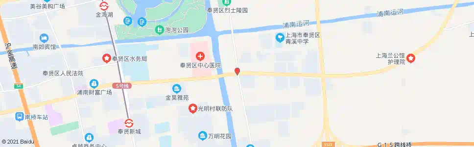 上海南奉公路金钱公路_公交站地图_上海公交_妙搜公交查询2025