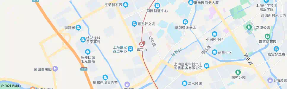 上海公交嘉定西站_公交站地图_上海公交_妙搜公交查询2025