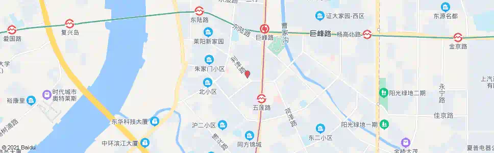 上海利津路寿光路_公交站地图_上海公交_妙搜公交查询2025