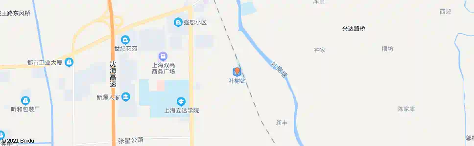 上海叶榭火车站_公交站地图_上海公交_妙搜公交查询2025