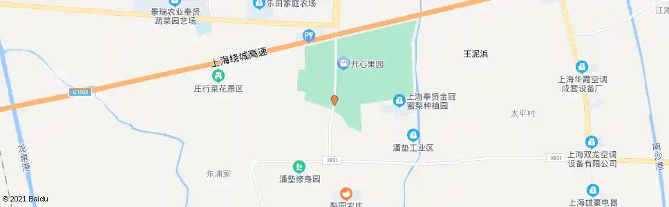 上海潘垫村_公交站地图_上海公交_妙搜公交查询2025