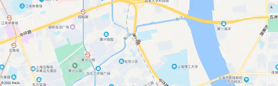 上海松花江路军工路_公交站地图_上海公交_妙搜公交查询2025