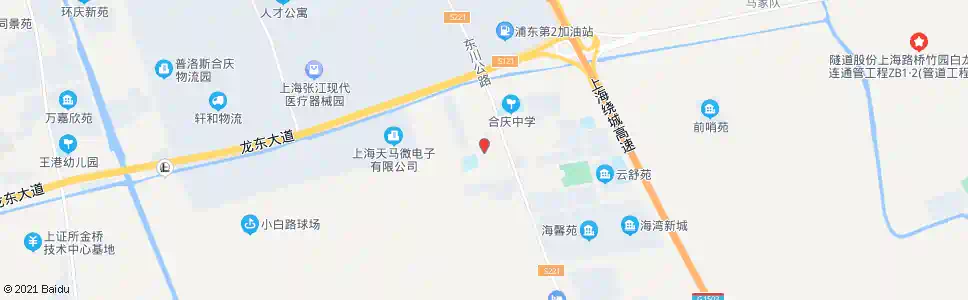 上海小白路_公交站地图_上海公交_妙搜公交查询2025