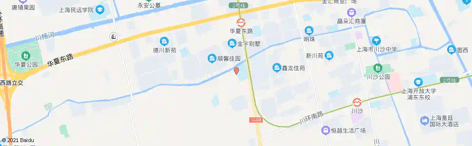 上海华夏东路华夏三路_公交站地图_上海公交_妙搜公交查询2025