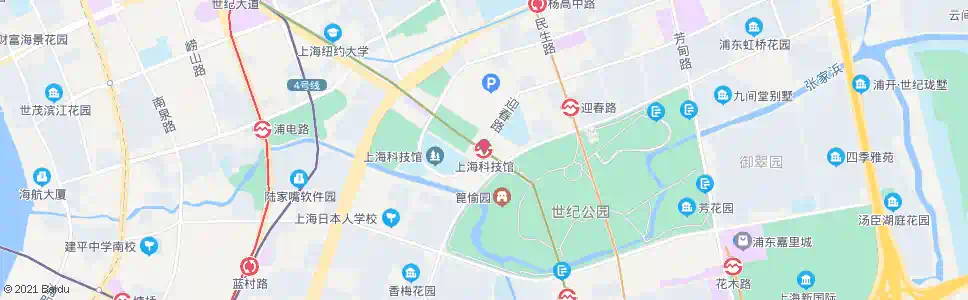 上海上海科技馆地铁站_公交站地图_上海公交_妙搜公交查询2025