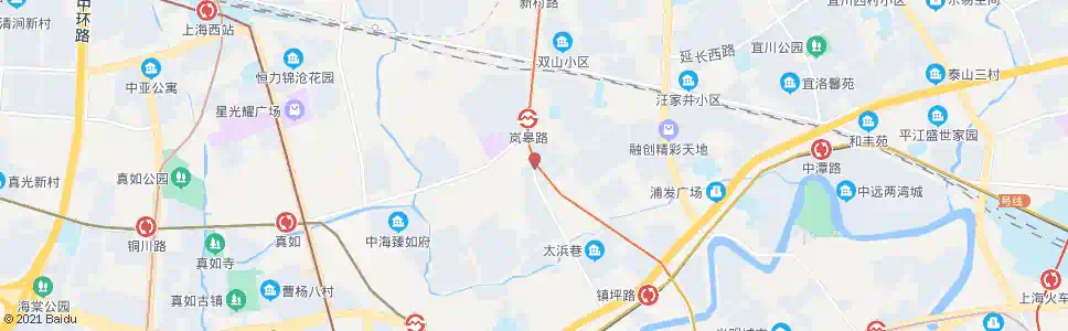 上海华池路岚皋路_公交站地图_上海公交_妙搜公交查询2025