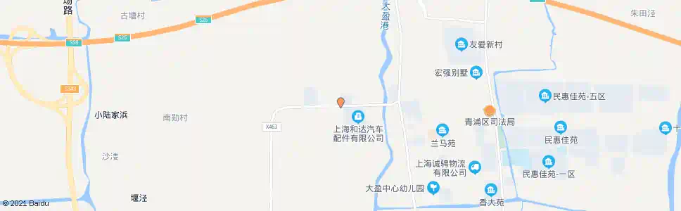上海青赵公路北南厍村_公交站地图_上海公交_妙搜公交查询2025