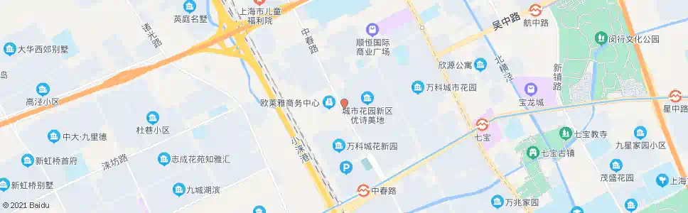 上海万科花园_公交站地图_上海公交_妙搜公交查询2025