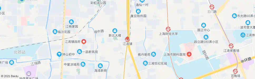 上海江湾镇站_公交站地图_上海公交_妙搜公交查询2025