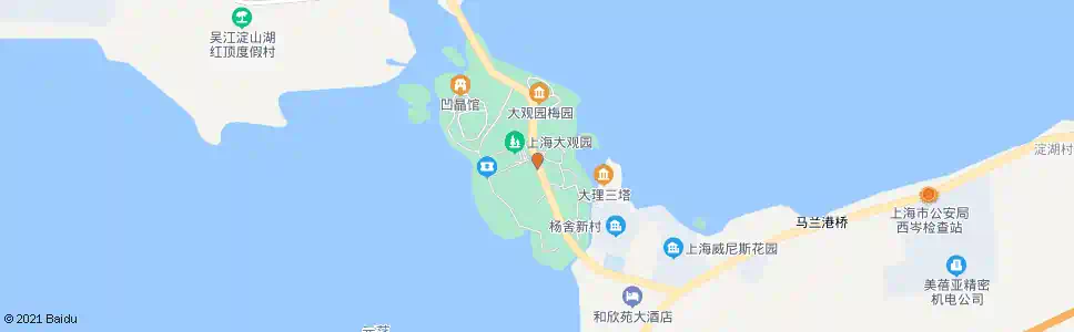 上海金商公路大观园_公交站地图_上海公交_妙搜公交查询2025
