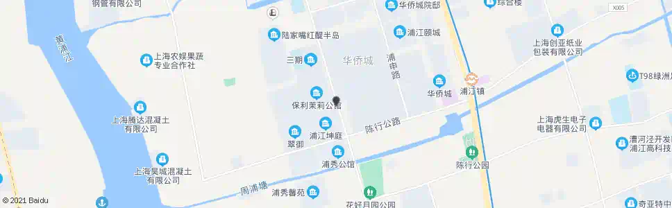 上海浦锦路江桐南路_公交站地图_上海公交_妙搜公交查询2025