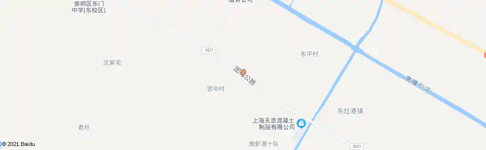 上海二条竖河_公交站地图_上海公交_妙搜公交查询2025