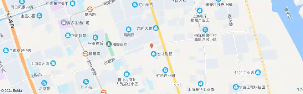 上海金都路虹梅南路_公交站地图_上海公交_妙搜公交查询2025