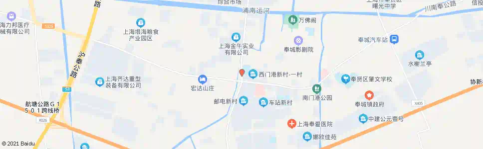 上海新川南奉公路_公交站地图_上海公交_妙搜公交查询2025