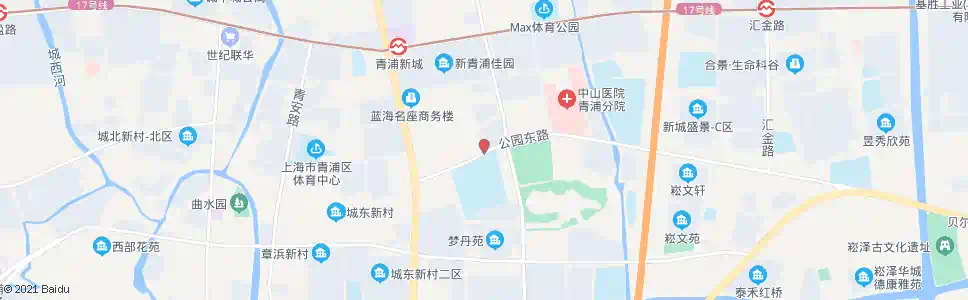上海公园东路华青路(招呼站)_公交站地图_上海公交_妙搜公交查询2025