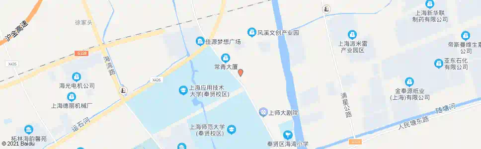 上海海湾医院(奉炮公路兴农路)_公交站地图_上海公交_妙搜公交查询2025