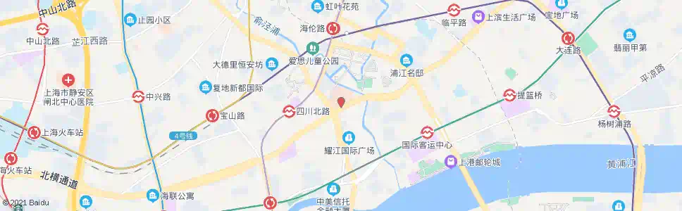 上海吴淞路海宁路(上海市第一人民医院)_公交站地图_上海公交_妙搜公交查询2025