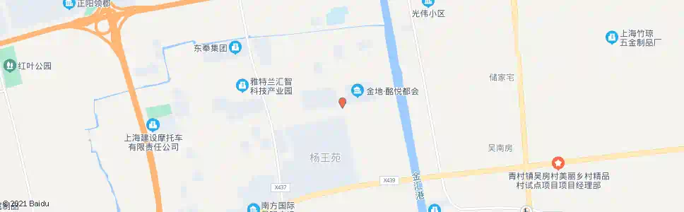 上海红旗港路杨王中心路_公交站地图_上海公交_妙搜公交查询2025