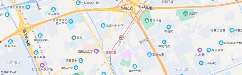 上海莘庄地铁站_公交站地图_上海公交_妙搜公交查询2025