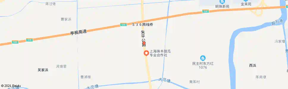上海朱平公路_公交站地图_上海公交_妙搜公交查询2025