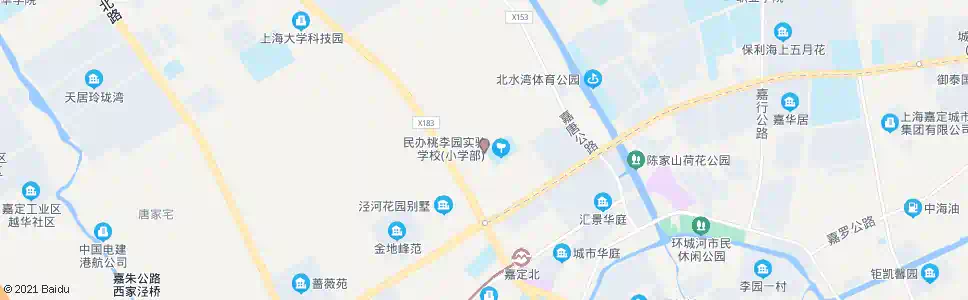 上海桃李园学校_公交站地图_上海公交_妙搜公交查询2025