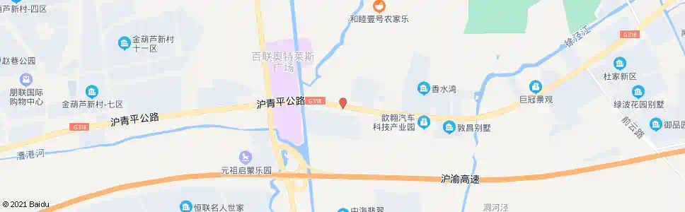 上海沪青平公路方家窑_公交站地图_上海公交_妙搜公交查询2025