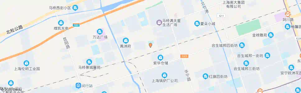 上海马桥文化中心_公交站地图_上海公交_妙搜公交查询2025