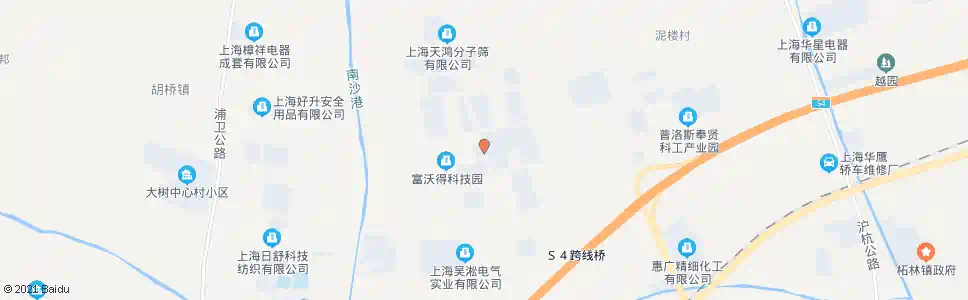 上海楚华北路科工路_公交站地图_上海公交_妙搜公交查询2025