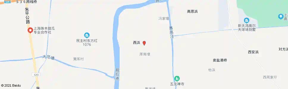 上海杨车港_公交站地图_上海公交_妙搜公交查询2025