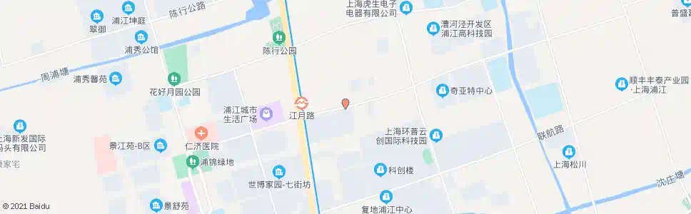 上海江月路恒南路_公交站地图_上海公交_妙搜公交查询2025