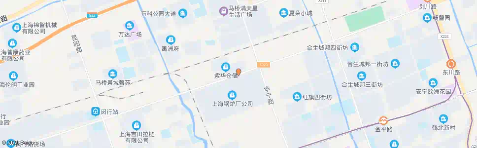 上海剑川路华宁路(招呼站)_公交站地图_上海公交_妙搜公交查询2025