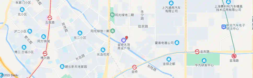 上海佳林路金高路_公交站地图_上海公交_妙搜公交查询2025