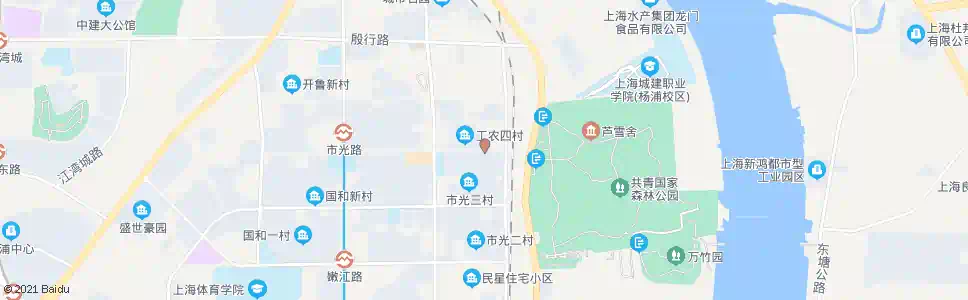 上海市光路白城路_公交站地图_上海公交_妙搜公交查询2025