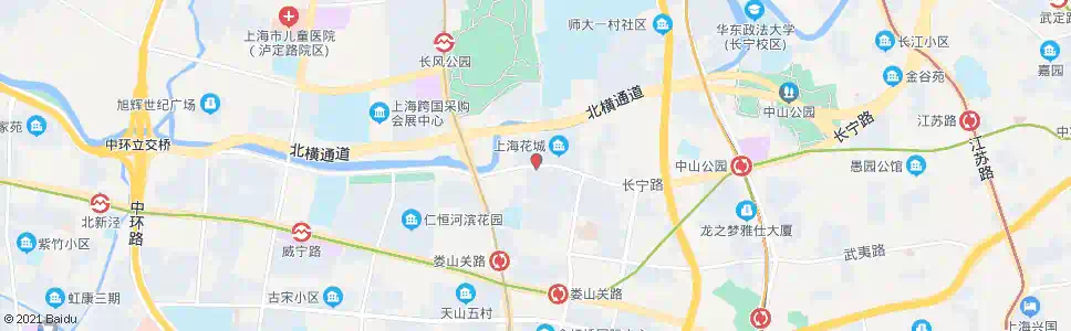 上海长宁路锦屏路_公交站地图_上海公交_妙搜公交查询2025