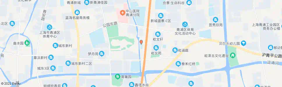 上海华乐路青湖路(夏雨幼儿园)_公交站地图_上海公交_妙搜公交查询2025