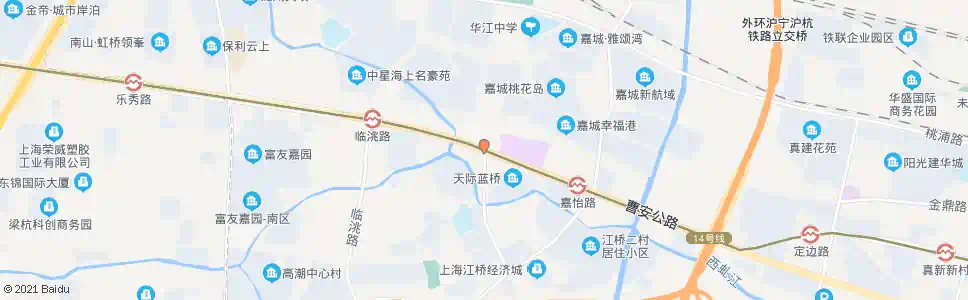 上海曹安公路华江支路_公交站地图_上海公交_妙搜公交查询2025