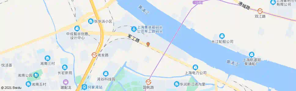 上海军工路陈家宅_公交站地图_上海公交_妙搜公交查询2025