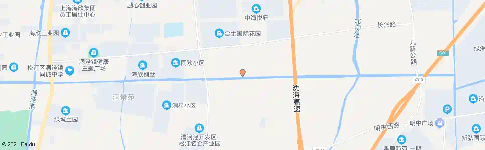 上海马明村_公交站地图_上海公交_妙搜公交查询2025