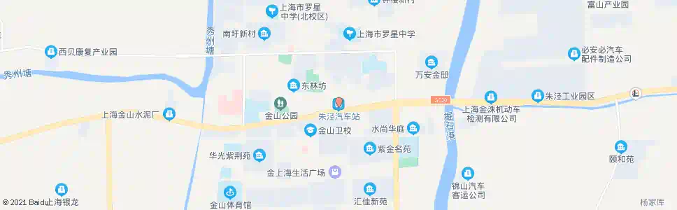 上海朱泾汽车站_公交站地图_上海公交_妙搜公交查询2025