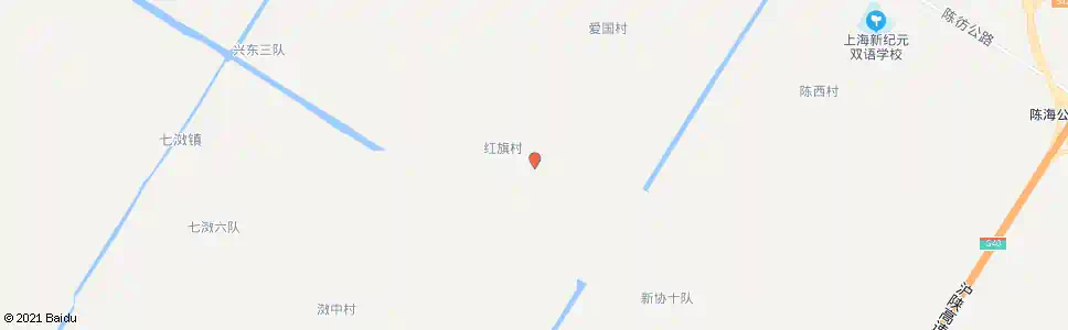 上海红旗七队_公交站地图_上海公交_妙搜公交查询2025