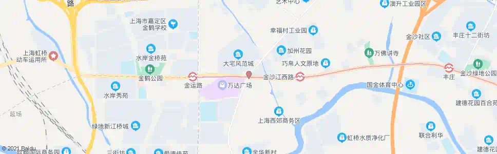 上海金沙江西路华江_公交站地图_上海公交_妙搜公交查询2025