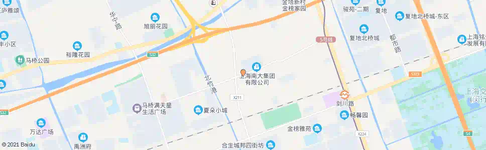 上海中春路银春路_公交站地图_上海公交_妙搜公交查询2025