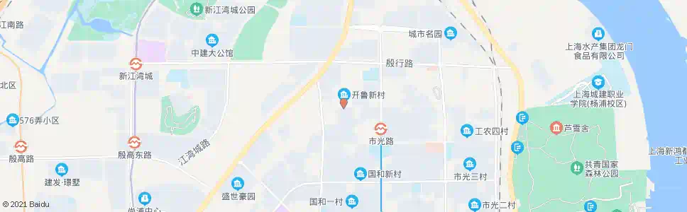 上海开鲁新村_公交站地图_上海公交_妙搜公交查询2025
